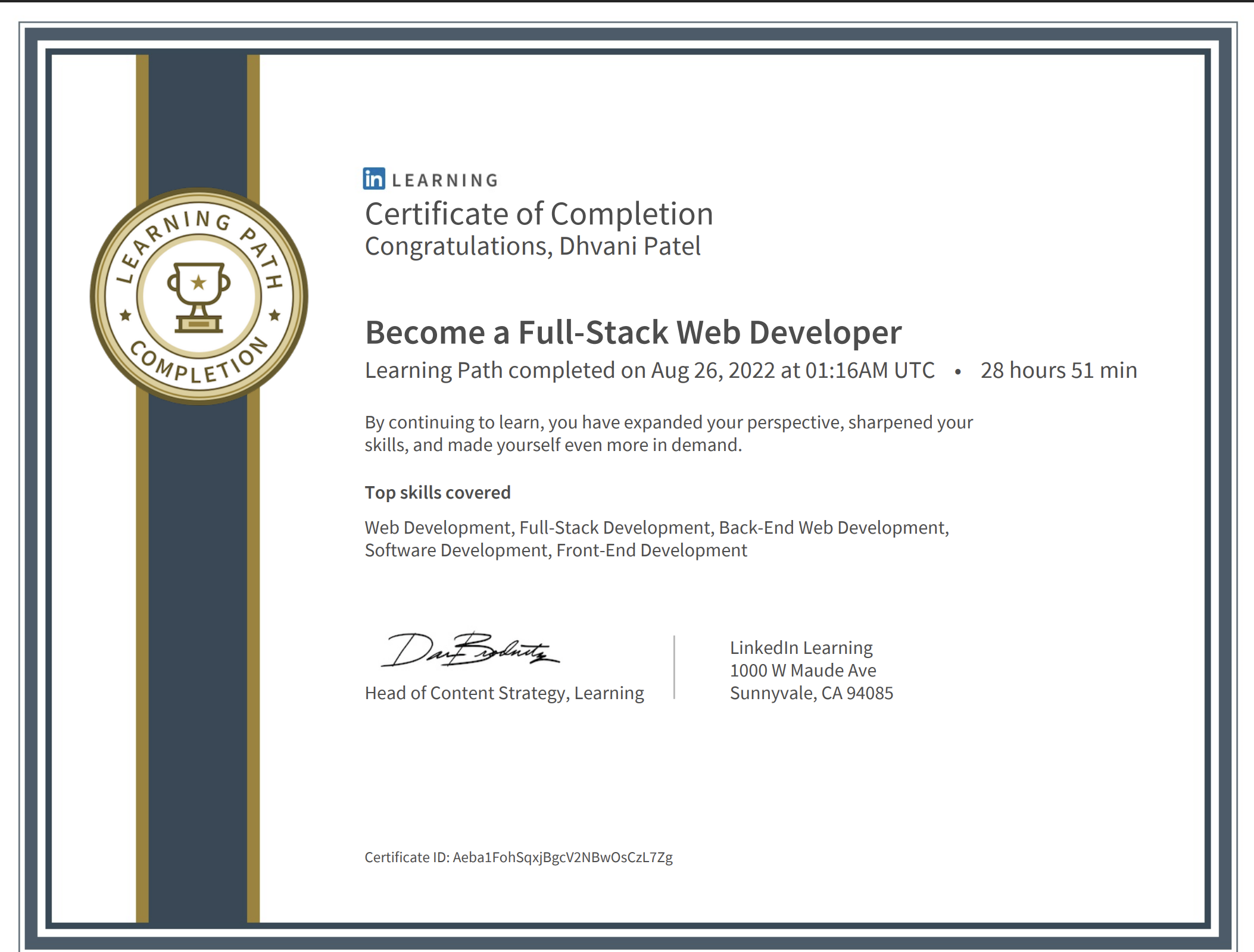 Full-Stack Web Developer